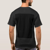 ブラック風変わりTシャツのカスタマイズ可能 Tシャツ (裏面)