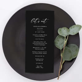 ブラック食べズ結婚ズ メニュー