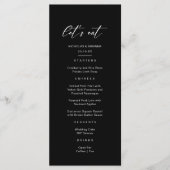 ブラック食べズ結婚ズ メニュー (正面)