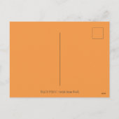 ブラック魔法ウマ、フクロウ、ハロウィーンのカボチャのちょうちん&スカル シーズンポストカード (裏面)