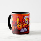 ブラック魔法カップ マグカップ (正面左)