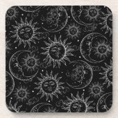 ブラック魔法シアルサン&ムーン コースター (正面)