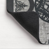 ブラック魔法トリプルムーンペンタグラムヴィンテージウィッカ信者 マウスパッド (コーナー)