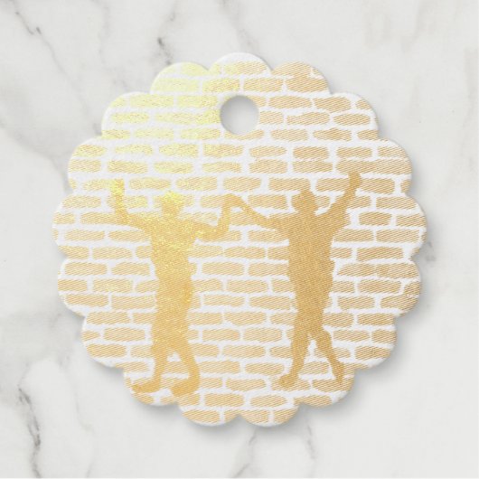 ブラック魔法ホリホックバイイェシャダンドンウッドウォールアー フェイバータグ (正面)