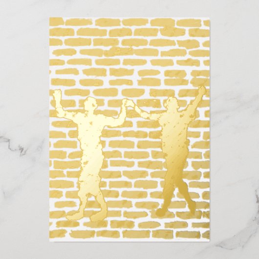 ブラック魔法ホリホックバイイェシャダンドンウッドウォールアー 箔シーズンカード (正面)