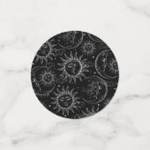 ブラック魔法ヴィンテージ天空の太陽ムーンスターズ コンフェッティ (スモール正面)