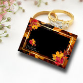 ブラック魔法素朴ミートゴールデン結婚秋 出欠カード