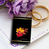 ブラック魔法素朴ミートゴールデン結婚秋 招待状