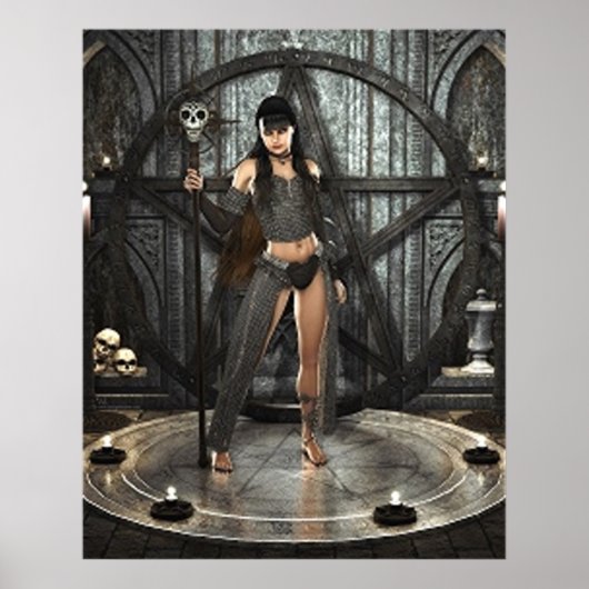 ブラック魔法魔女 ポスター (正面)