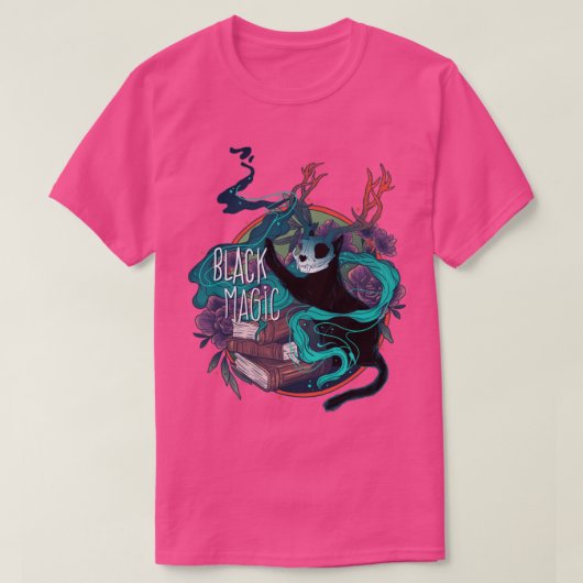 ブラック魔法 Tシャツ (デザイン正面)