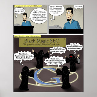 ブラック魔法SEO ポスター
