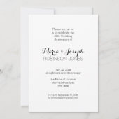 ブラック鹿 - 独身パーティーまたは狩猟パーティー 招待状 (裏面)