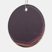 ブラック0900抽象芸術・アート セラミックオーナメント (左)