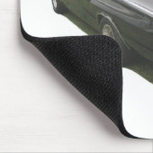 ブラック1967ドッジチャージャーマウスパッド。 マウスパッド (コーナー)