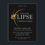 ブラック2024トータル太陽のEclipse表示パーティー ポストカード<br><div class="desc">2024年のブラックと金ゴールド太陽のの総日食の視聴パーティの招待状とエレガントこの天のイベントへ祝の独占的と方法を紹介。黒と輝くお洒落金ゴールドのアクセントで飾られた、この招待は、皆既食の宇宙的な光景の下で洗練された集まりのトーンを設定し太陽のている。2024年は大きく取り上げられ、パーティーの詳細とともに、すべての参加者にとって忘れられない体験を提供する。あなたは天文学の愛好家であろうと、単にこの珍しい現象を目撃するために興奮しているであろうと、私たちは興奮と興奮の夕べ疑問に思を求めて参加する。一緒に来スタイルの宇宙の魔法を目撃しよう。</div>