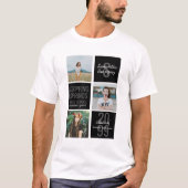 ブラック3フォトおもしろいボックスクラス年 Tシャツ (正面)