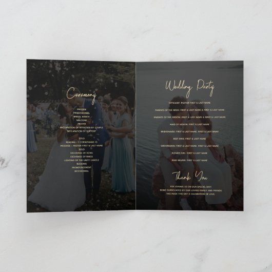 ブラック3フォト結婚オーバーレイのサービス順 プログラム (内部)