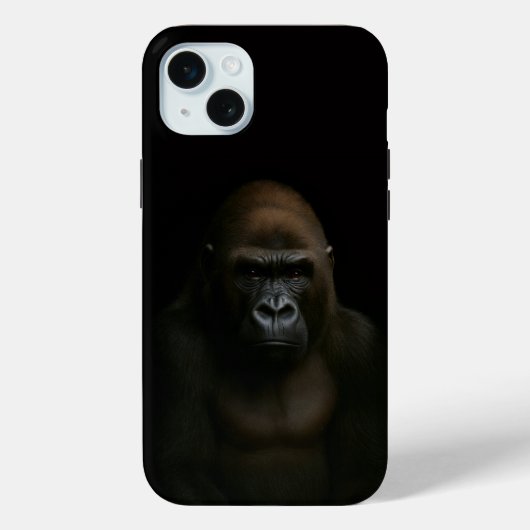 ブラック4ラグジュアリー ゴリラiPhone 15 Plusケース Case-Mate iPhoneケース (裏面)
