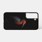 ブラック4ラグジュアリーGalaxy S22ケース、 アカアシシギ Samsung Galaxyケース (裏面横)