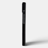 ブラック4ラグジュアリーiPhoneケース、青と金のハチドリ Case-Mate iPhoneケース (裏面 / 左)