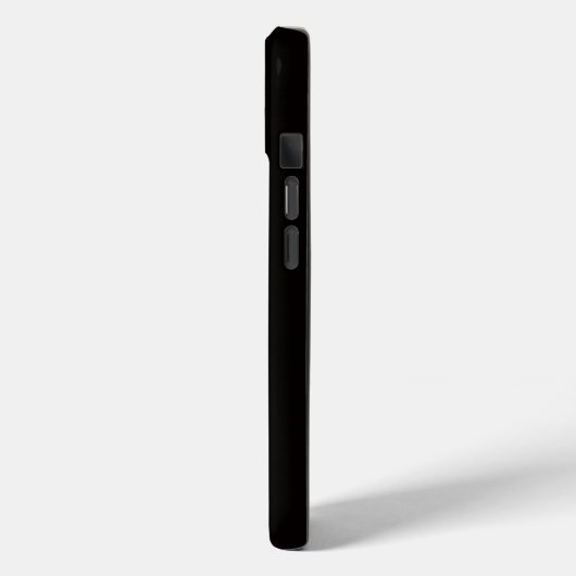 ブラック4ラグジュアリーiPhone15ケースメイト、ダイサギ Case-Mate iPhoneケース (裏面 / 左)