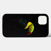 ブラック4ラグジュアリーiPhone 13ケース キバシリオオサカツオドリ Case-Mate iPhoneケース (裏面 (横))