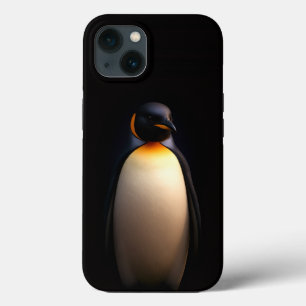 ブラック4ラグジュアリーiPhone 13ケース、皇帝ペンギン iPhone 13ケース