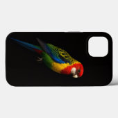 ブラック4ラグジュアリーiPhone 13、オーストラリアボタンインコ Case-Mate iPhoneケース (裏面 (横))