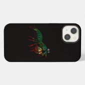 ブラック4ラグジュアリーiPhone 13、シャコ iPhoneケース (裏面横)