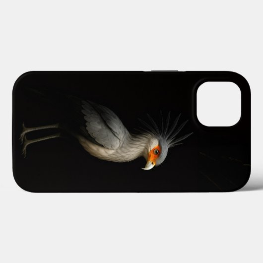 ブラック4ラグジュアリーiPhone 13、ヘビクイワシ Case-Mate iPhoneケース (裏面 (横))