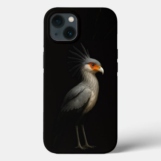 ブラック4ラグジュアリーiPhone 13、ヘビクイワシ Case-Mate iPhoneケース (裏面)