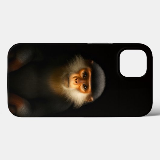 ブラック4ラグジュアリーiPhone 13、レッドドゥクラングール Case-Mate iPhoneケース (裏面 (横))