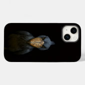 ブラック4ラグジュアリーiPhone 14ケースメイト、ハシビロコウ Case-Mate iPhoneケース (裏面 (横))