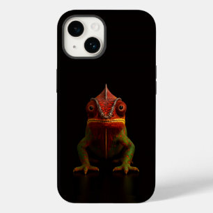 ブラック4ラグジュアリーiPhone 14ケース、パンサーカメレオン Case-Mate iPhone 14ケース