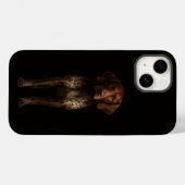 ブラック4ラグジュアリーiPhone 14 Mate ジャーマンポインター Case-Mate iPhoneケース (裏面 (横))