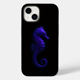 ブラック4ラグジュアリーiPhone 14 Mate、バイオレット シー ホース Case-Mate iPhone 14ケース