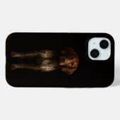ブラック4ラグジュアリーiPhone 15ケース ジャーマンポインター Case-Mate iPhoneケース (裏面 (横))