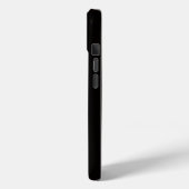 ブラック4ラグジュアリーiPhone 15ケース、マジェスティックライオン Case-Mate iPhoneケース (裏面 / 左)