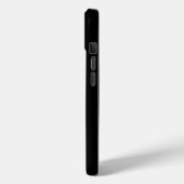 ブラック4ラグジュアリーiPhone 15 Mate、ブルーリボンウナギ Case-Mate iPhoneケース (裏面 / 左)