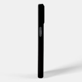 ブラック4ラグジュアリーiPhone 15 Mate、ブルーリボンウナギ Case-Mate iPhoneケース (裏面 / 右)