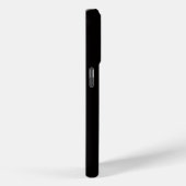 ブラック4ラグジュアリーiPhone 15 Pro、ゴールデンアンバーアイのフクロウ Case-Mate iPhoneケース (裏面 / 右)