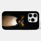 ブラック4ラグジュアリーiPhone 15 Pro、ロックホッパーペンギン Case-Mate iPhoneケース (裏面 (横))