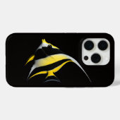 ブラック4ラグジュアリーiPhone 15 Pro Mateケース、モーリッシュアイドル Case-Mate iPhoneケース (裏面 (横))