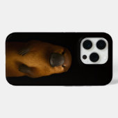 ブラック4ラグジュアリーiPhone 15 Pro Mate エレガントなカモノハシ Case-Mate iPhoneケース (裏面 (横))