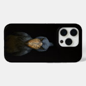 ブラック4ラグジュアリーiPhone 15 Pro Mate、ハシビロコウ Case-Mate iPhoneケース (裏面 (横))