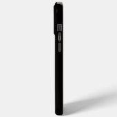 ブラック4ラグジュアリーiPhone 15 Pro Max、ふわふわのマーモット Case-Mate iPhoneケース (裏面 / 左)