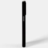 ブラック4ラグジュアリーiPhone 15 Pro Max、ふわふわのマーモット Case-Mate iPhoneケース (裏面 / 右)