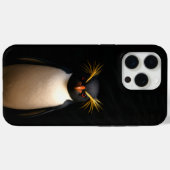 ブラック4ラグジュアリーiPhone 15 Pro Max、イワトビペンギン Case-Mate iPhoneケース (裏面 (横))