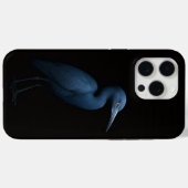 ブラック4ラグジュアリーiPhone 15 Pro Max, コサギ Case-Mate iPhoneケース (裏面 (横))