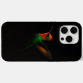 ブラック4ラグジュアリーiPhone 15 Pro Max、タフテッドコケット Case-Mate iPhoneケース (裏面 (横))